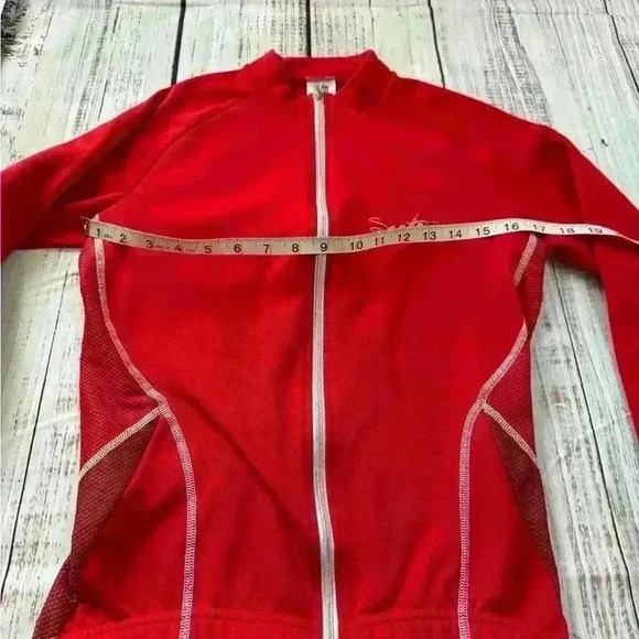 Santini Made in Italy Women’s Red Cycling Jacket Size Medium - Picture 4 of 8